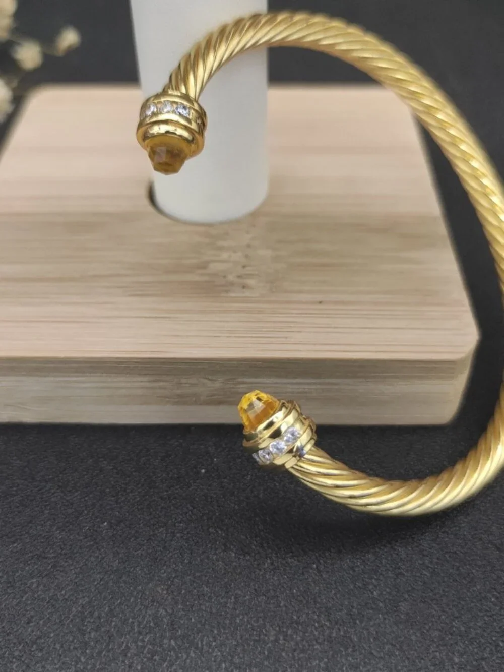 😙David Yurman😙 5MM Yellow Diamond bracelet